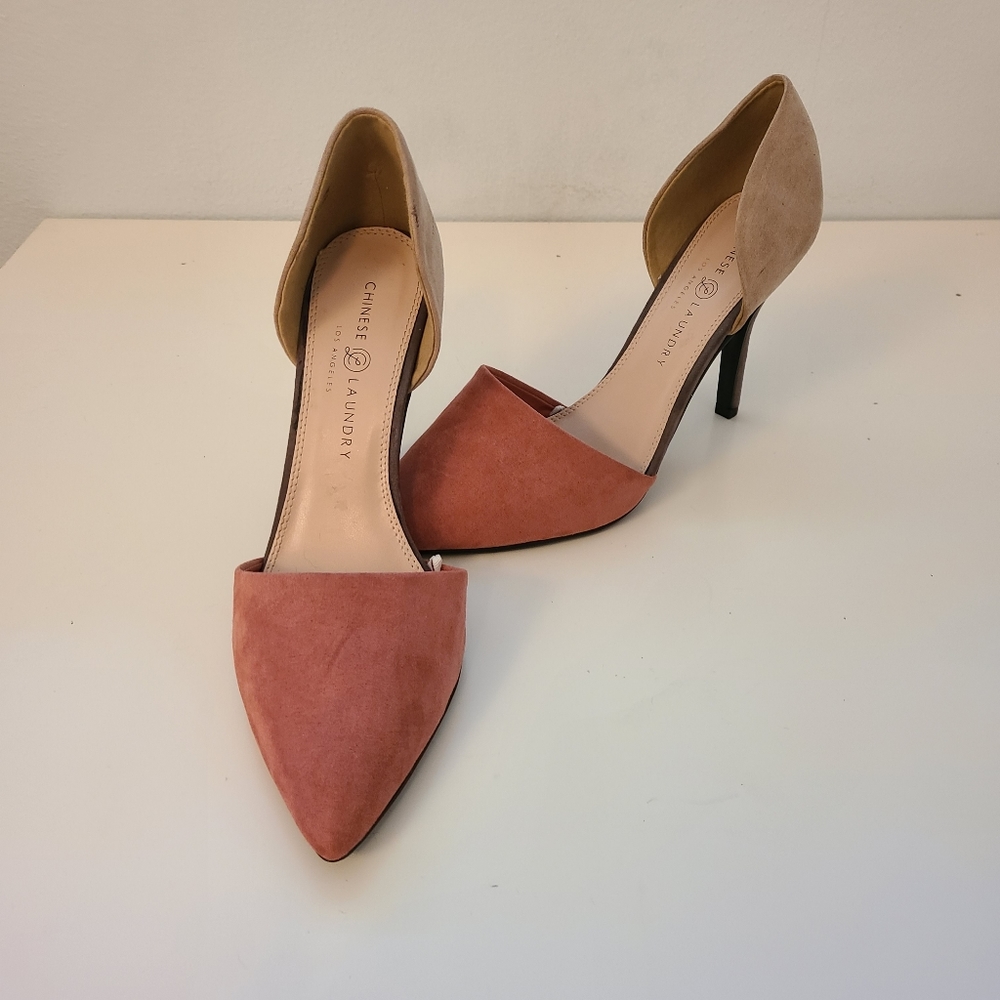 Chinese Laundry Color Blocking Size 11 Heels NWOT